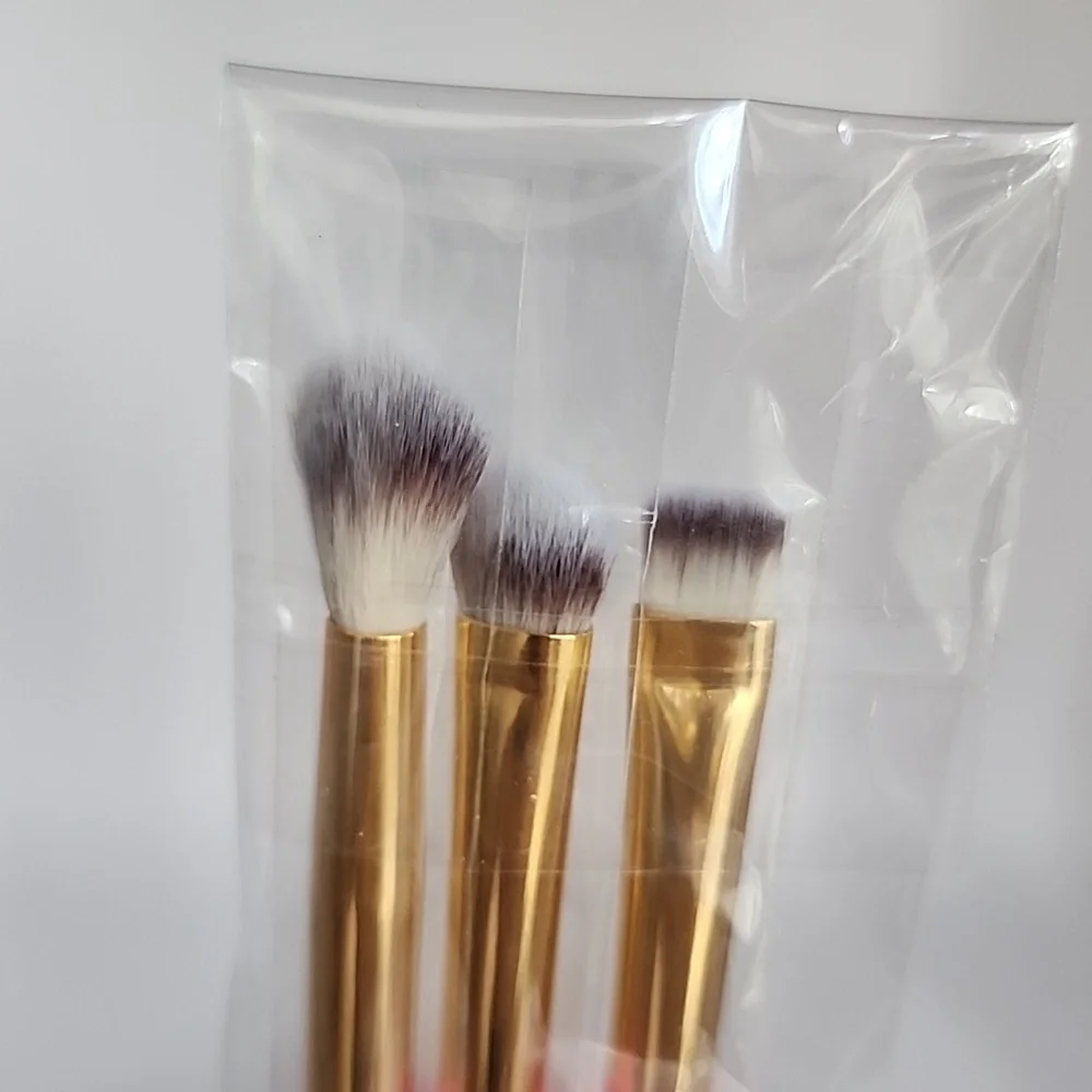 Alamar 3 Piece Eye Brush Trio - Pink Eyeshadow Brush Set